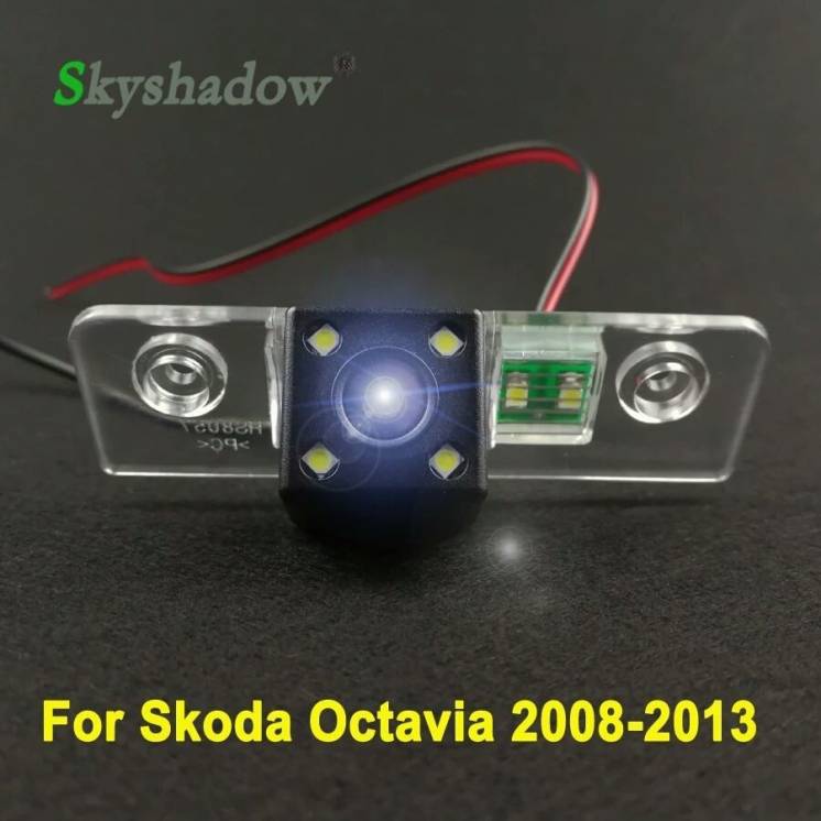 Камера заднего вида Skoda Octavia 2008 - 12 