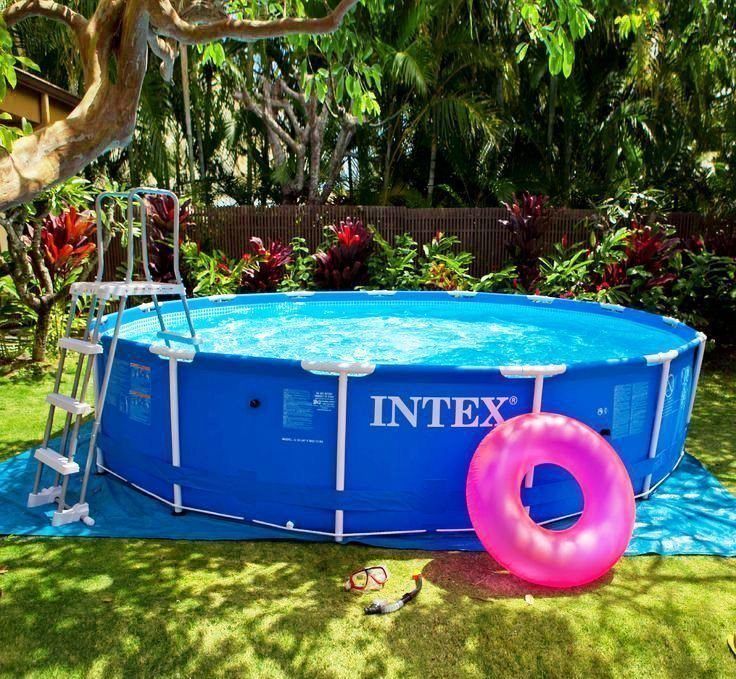 Каркасный круглый бассейн Intex 28200 сборный Metal Frame 305 X 76 см
