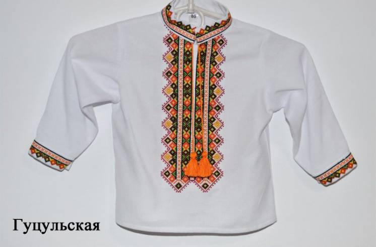 Стильная украинская вышивка. Сорочка для мальчиков.