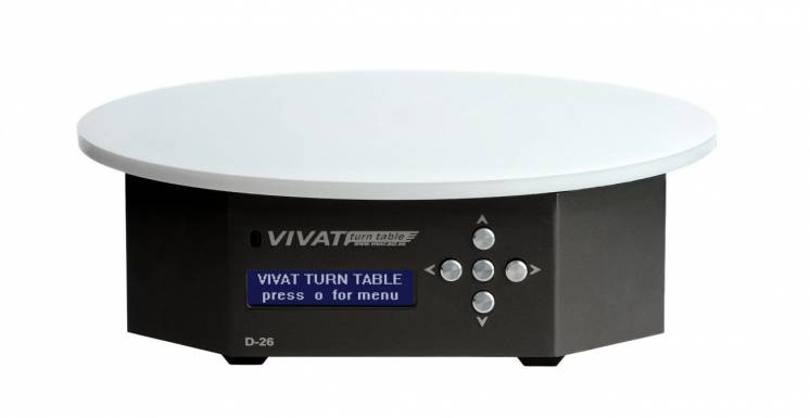 Vivat Turn Table D-26 поворотний стіл для фотозйомки фото 360 3d