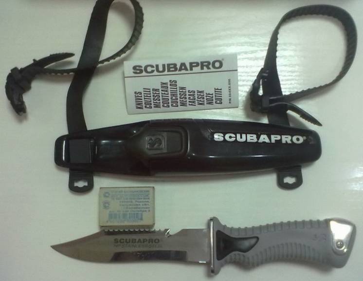 Нож, стропорез для дайвинга Scubapro модель к6