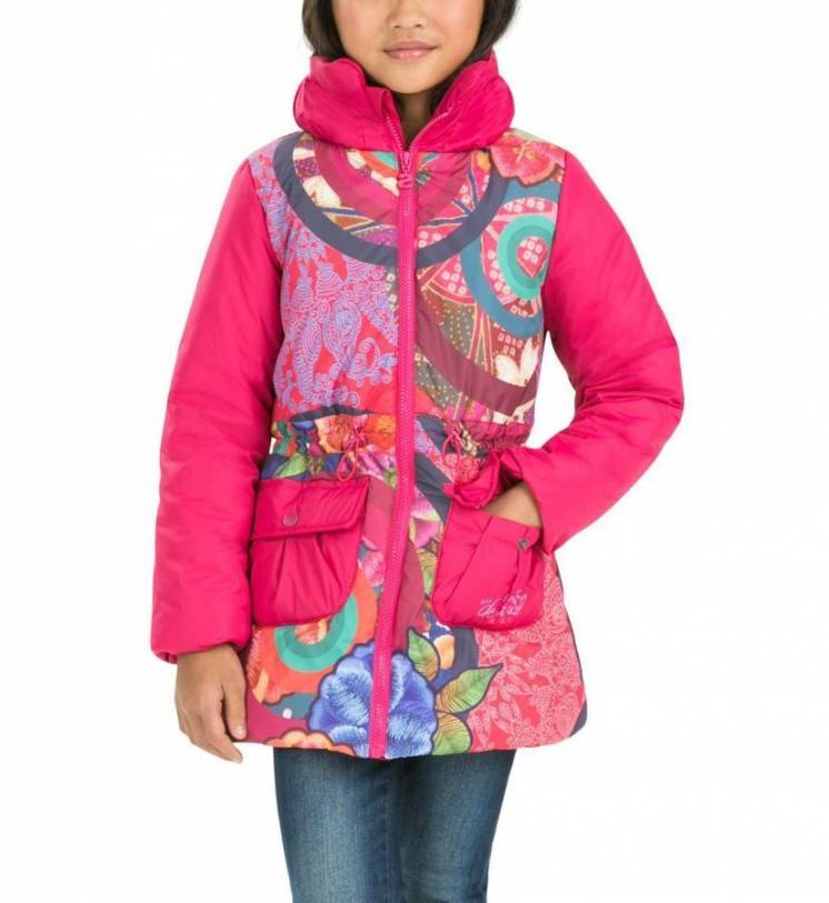 Демисезонная куртка Desigual ALFILERE Rose на девочку 3-14 лет