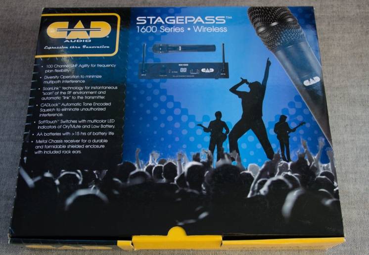 Радіомікрофон Cad Stagepass Wx1600
