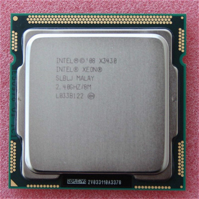 Xeon X3440 3430 intel i5 процессор 4/4 lga 1156 quad core cpu