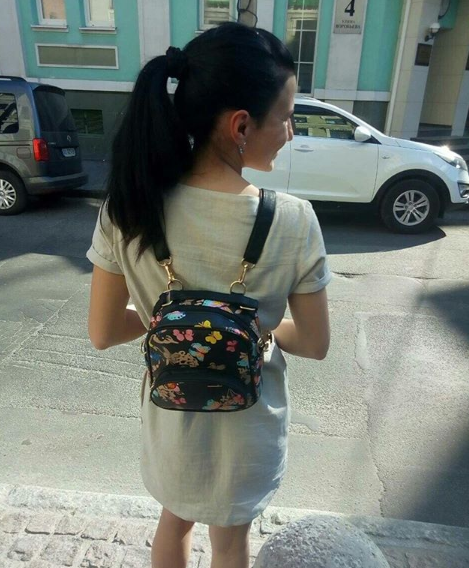Маленький рюкзак, яркий рюкзак, женский рюкзак, рюкзак для девушки