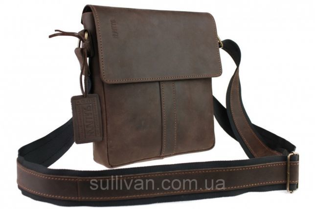 Мужская кожаная сумка сумочка натуральная кожа ручная работа Sullivan
