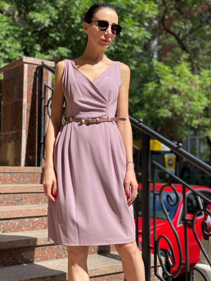 Платье Moschino Cheap & Chic ( Москино ), оригинал, цвет - сиреневый.