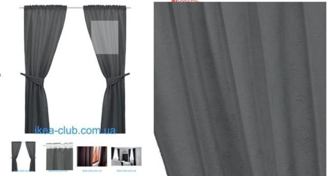 Гардины шторы Икея Ikea Анита