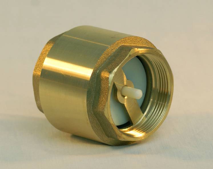 Клапан обратный, латунный, универсальный Ф 25 мм = 1 