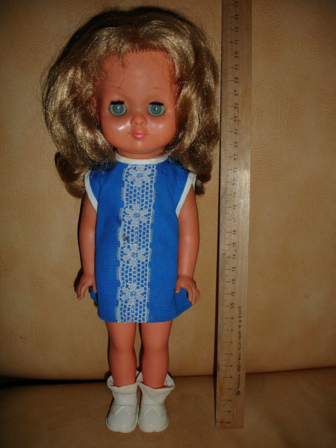 Кукла ГДР/лялька німецька, зріст 31 см; стан нової; раритет часів срср