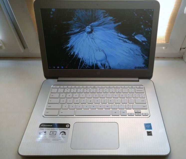 Ультрабук ноутбук HP Chromebook 14/4 ядра/4/16eMMC/IPS/FullHD Гарантия