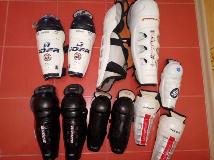 Хоккейные щитки наколенники, защита колен Bauer, CCM, Easton, Jofa