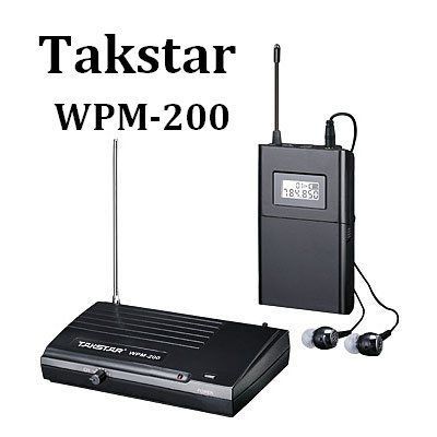 Takstar Wpm-200 In Ear радиосистема персонального мониторинга новые!