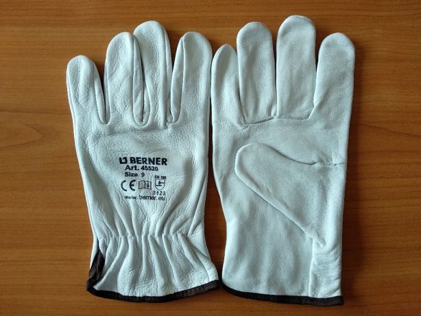 Перчатки рабочие, натуральная кожа, Berner Германия