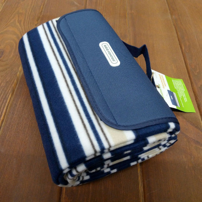 Плед для пикника пляжный коврик сумка-подстилка 150х135 см