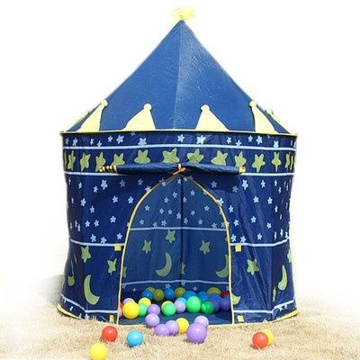 Детская палатка дитяча палатка шатер домик Замок синий цвет