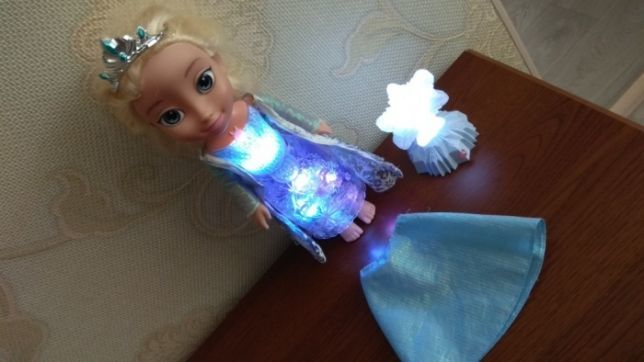 Disney кукла Дисней Эльза Холодное сердце Северное сияние лялька поет