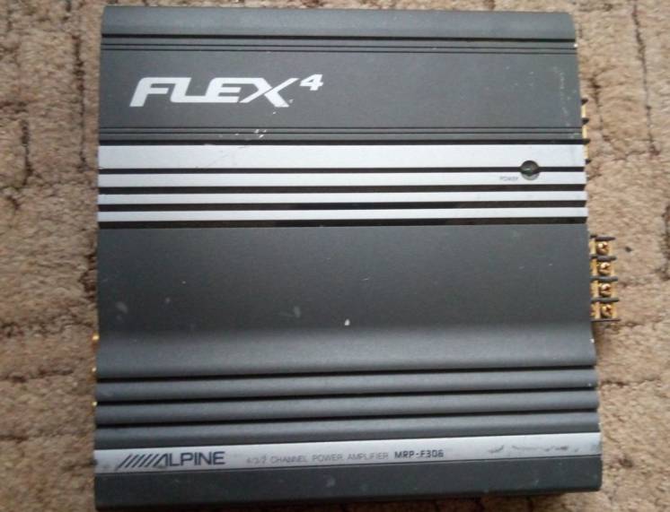Усилитель Alpine Mrp-f306, Flex 4,  4 канала,