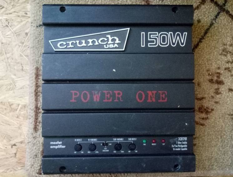 Усилитель Crunch Power One, Usa