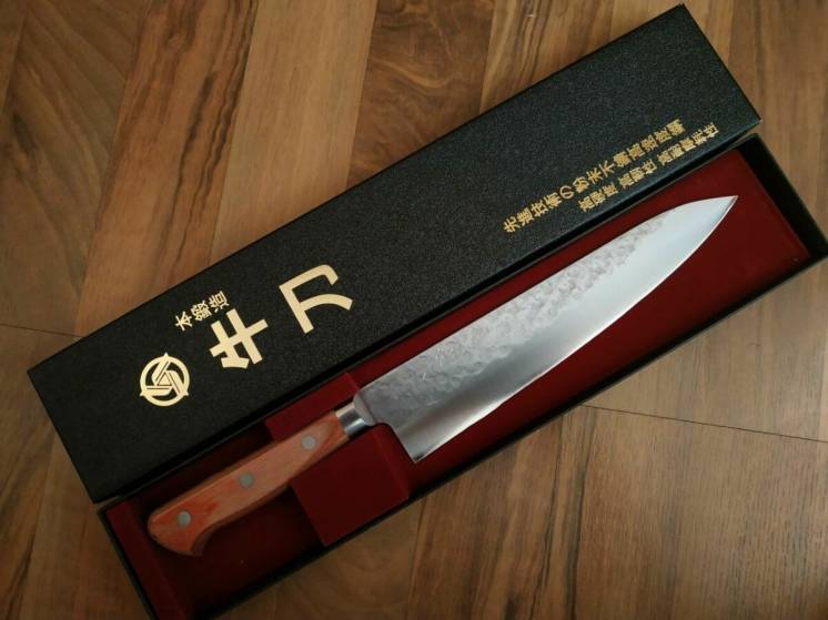 Японский шеф нож Takamura Chromax Gyuto 210 мм