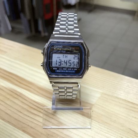 Наручные часы Casio A168WA-1YES серебро (монтана montana ретро)
