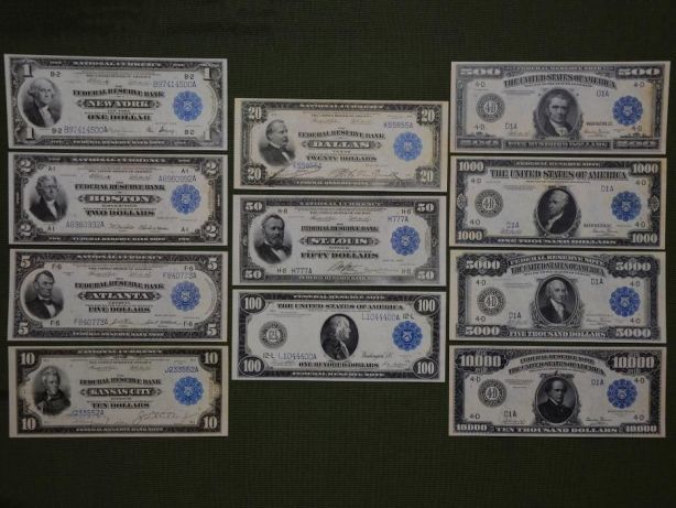 Банкноты, боны, купюры США ДОЛЛАРЫ 1914-18 КОПИЯ