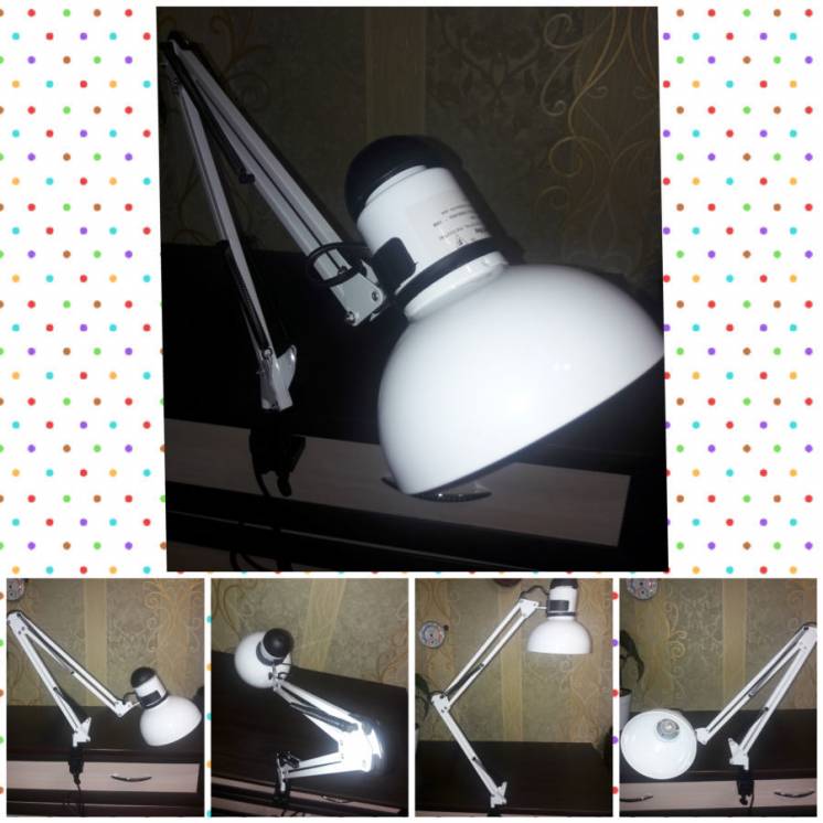 Настольная Лампа на струбцине МТ-800 для маникюра и салонов красоты