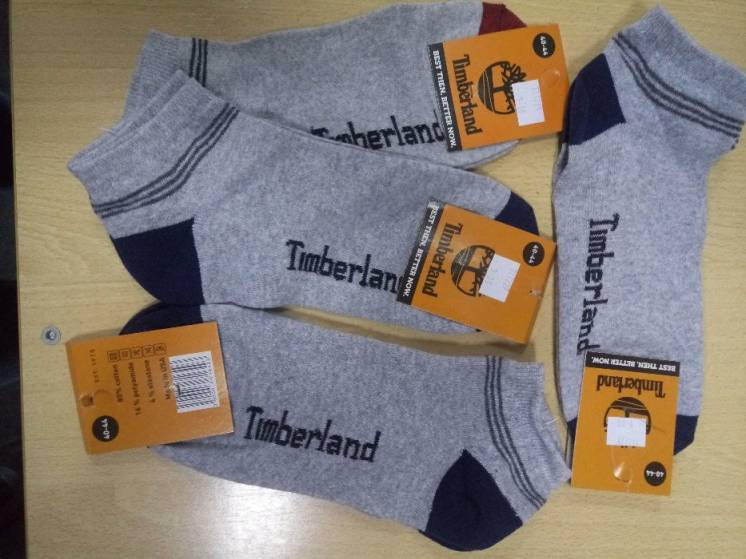 Новые брендовые носки Timberland - 250 за три пары!