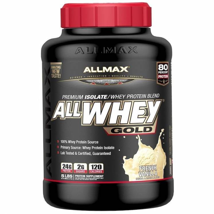ALLMAX Nutrition, AllWhey Gold, 100% сывороточный протеин БАД