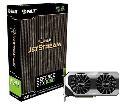 Видеокарта Palit GeForce GTX 1060 Super JetStream 6GB GDDR5 . Новая!!!