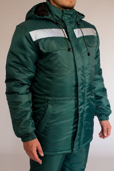 Куртка утепленная, зеленая