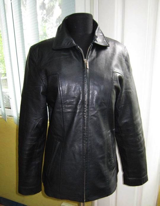 Стильная женская кожаная куртка. Лот 227