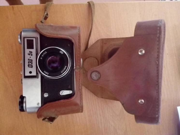 Фотоаппарат ФЭД 5В в оригинальном чехле