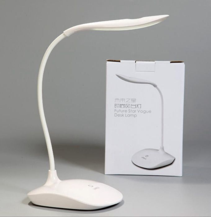 Лампа USB Fashion белая(сенсорная),настольная лампа,ночник,LED лампа