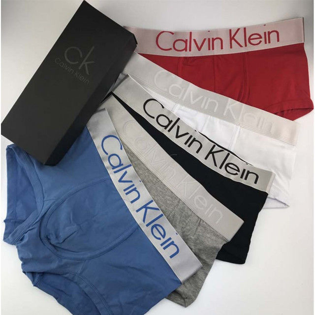 Трусы Calvin Klein (набор 5 шт), хлопок, набор мужских трусов, хит