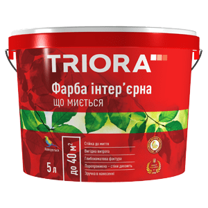 Краска интерьерная для спален и гостиных TRIORA 10 л (Магазин)