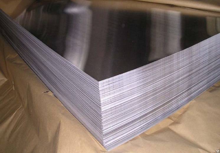 Лист алюминиевый 0,5*1000*2000 мм АД0 (1050)