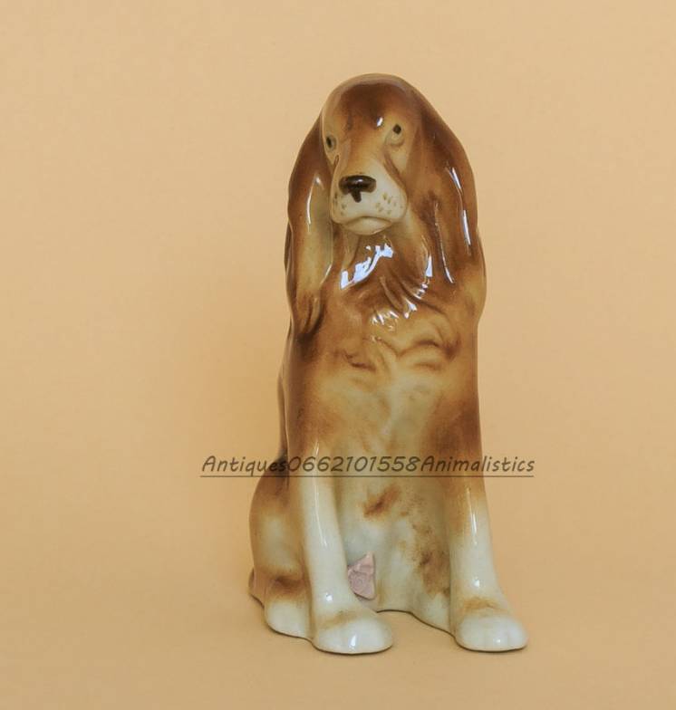 Фарфоровая статуэтка фарфор ROYAL DUX Чехия Собака