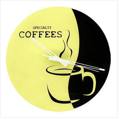 Часы настенные Fuda F7005R для кафе, кофейни Specialty coffee