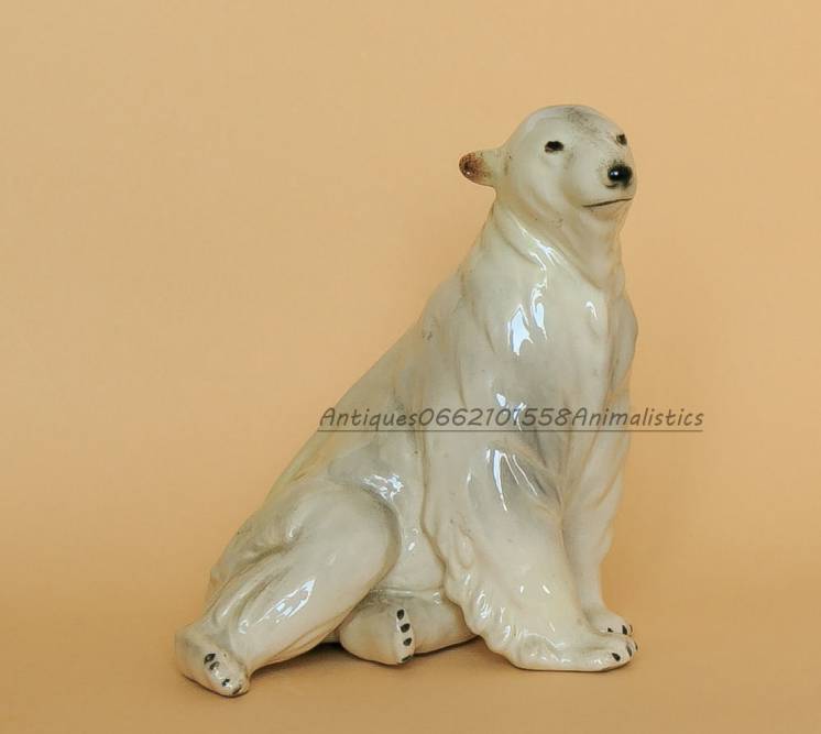 Фарфоровая статуэтка фарфор Katzhutte германия полярный медведь
