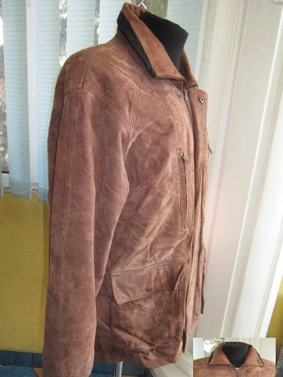 Утеплённая кожаная мужская куртка HEINE. Германия. Лот 259