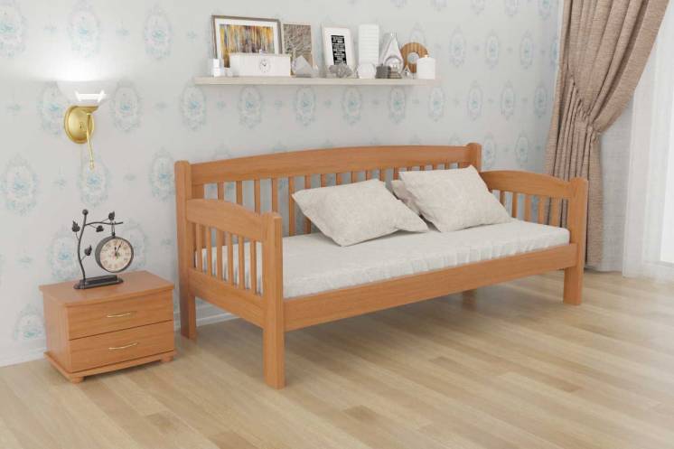 Детская деревянная кровать Ретро