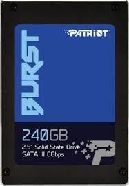 Продаю SSD твердот.накопитель Patriot Burst 240GB  2.5