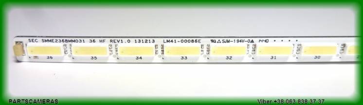 LED планка подсветки SEC SMME236BMM031 Samsung S24D590, S24D590PL