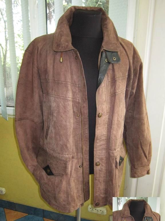 Оригинальная кожаная мужская куртка ECHTES LEDER. Германия. Лот 277