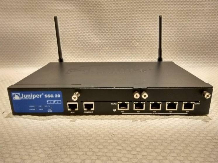 Juniper SSG20-W firewall vpn wifi 2.4/5Г аналог Cisco Mikrotik