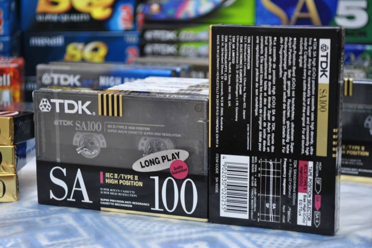 Аудиокассеты (кассеты) TDK SA100 CrO2 TYPE II. И много интересного!