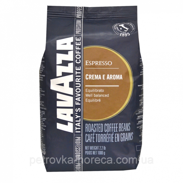 Кофе в зернах Lavazza Crema e Aroma Espreso 1kg 80/20 Original