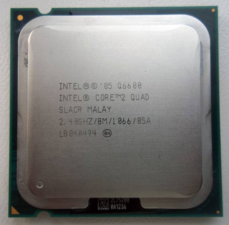 Процессор Intel Core 2 Quad Q6600 SLACR 2.4GHz\8Мb\1066MHz S775