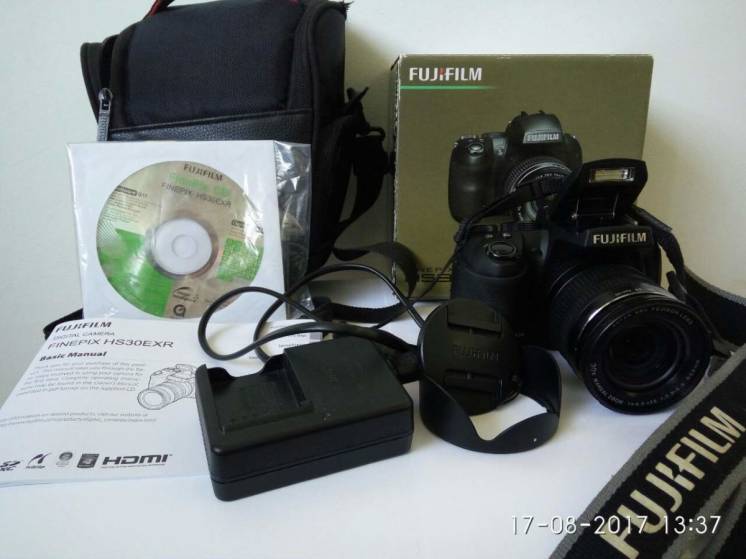 Фотоапарат Fujifilm FinePix HS30 EXR 16.0Мр 30Х опт зум